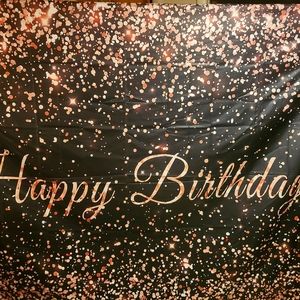 Happy birthday backdrop